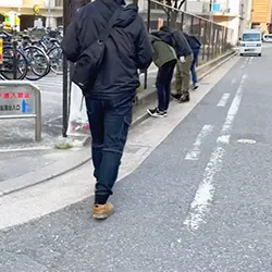 ② 歩きながら「福（運）を拾っている」という意識