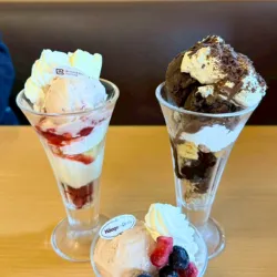 ② 話題はスイーツ