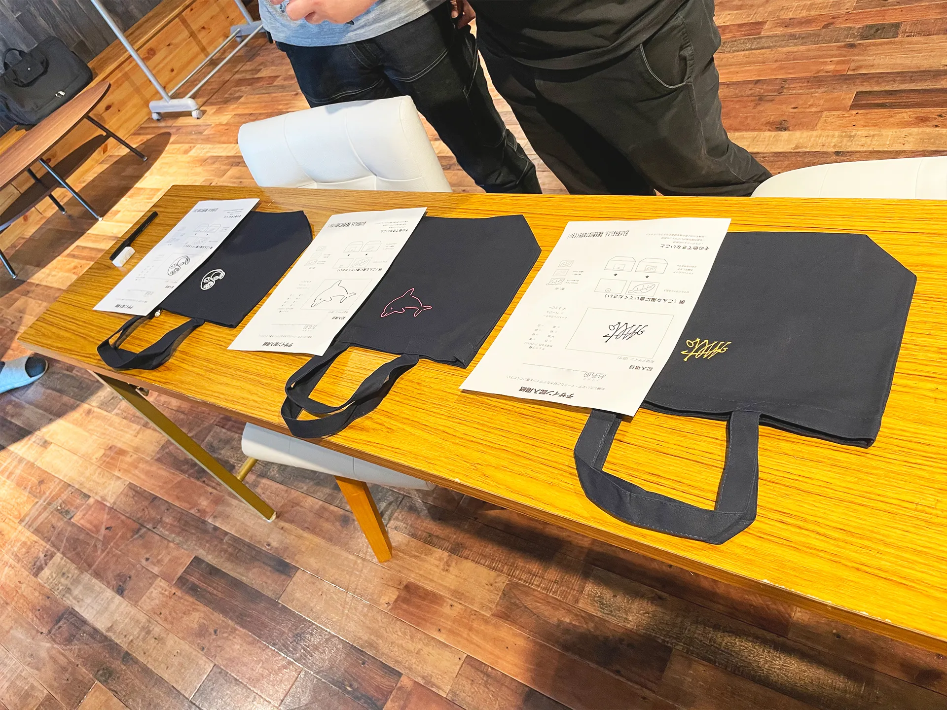 オリジナル刺繍グッズ製作体験会画像３